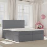 Premium Boxspringbett Jodan Stoff Baloo Graphit - Breite: 142 cm