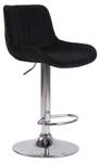 Tabouret de bar Lentini Lot de 2 Noir