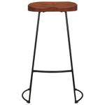 Tabouret de bar 296889 (lot de 2) Marron - 50 x 78 x 40 cm