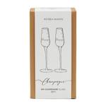 Champagnerglas RM Champagne Glass 2 Stk Glas - 7 x 26 x 7 cm
