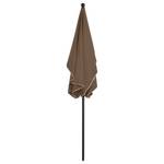 Parasol de jardin 315546 Gris - Textile - 140 x 238 x 210 cm