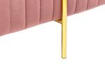Hocker DAYTON Gold - Pink - 93 x 42 cm