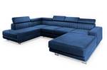 Ecksofa SIENA R-S Blau - Ecke davorstehend rechts