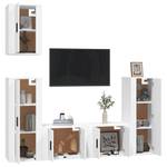 TV-Schrank 5er Set D464 Weiß