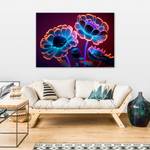 KUNSTDRUCK Neon Blooms 2 120 x 80 cm