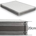 Canapé convertible  NICE matelas Marron - Largeur : 202 cm