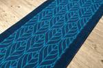 Tapis de Couloir Antidérapant Piór Bleu - Matière plastique - Textile - 57 x 1 x 120 cm