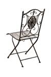 Chaises de jardin Sibell Lot de 2 Bronze