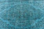 Tapis Ultra Vintage CCLXXIX Turquoise - Textile - 142 x 1 x 264 cm