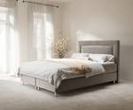 Boxspringbett Laguno Taupe - Breite: 200 cm