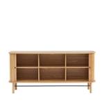 Buffet design Mati Marron - En partie en bois massif - 160 x 75 x 40 cm