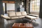 KAWOLA Ecksofa JACK Leder beige