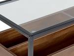 Table d'entrée WACO Noir - Marron - Verre - 110 x 80 x 40 cm