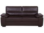 3-Sitzer Sofa VOGAR Schwarz - Braun - Dunkelbraun