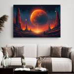 Bild Retro Planet XXI 120 x 80 cm