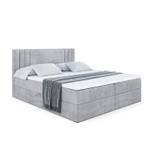 Boxspringbett IDRIKO Grau - Breite: 160 cm - H4