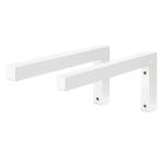 Support mural en L 300x150x30 mm blanc Blanc