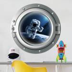 Weltall Bullauge 3D Astronaut - im