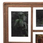 Bilderrahmen ELIOTT für 5 Fotos, Holz Braun - Massivholz - 3 x 48 x 38 cm