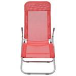 Chaise longue Rouge - Métal - 60 x 97 x 142 cm