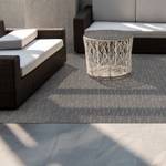 Outdoor-Teppich Siena Grau - Kunststoff - 60 x 1 x 100 cm