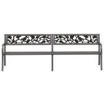 Banc de jardin 3005095-2 Gris - Métal - Matière plastique - 246 x 77 x 246 cm