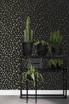 papier peint imitation terrazzo 7299 Noir