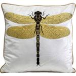 Coussin libellule Blanc