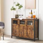 Sideboard Braun - Holzwerkstoff - 35 x 75 x 100 cm