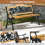 Gartenbank ZB33445DE Braun - Holzwerkstoff - 52 x 76 x 126 cm