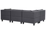 Modulsofa UNSTAD 5-tlg Schwarz - Dunkelgrau - Grau