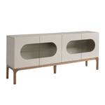 und aus Sideboard Grau Walnussholz