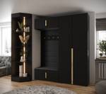 Garderobe Inova 1 Z18 Schwarz - Gold