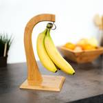 Porte-banane SHELDON présentoir banane Marron - Bambou - Métal - 16 x 29 x 16 cm