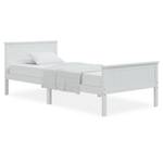 Cadre de lit 3014967 Blanc - Largeur : 108 cm