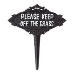 Schild - Keep Off Grass The