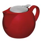 Teekanne mit Edelstahlfilter, 75 cl Rot - Keramik - 12 x 11 x 18 cm