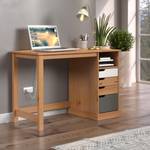 Bureau Mestre Pin massif - Bois - Blanc