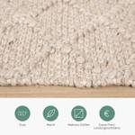 Wollteppich Knit Beige - 160 x 230 cm