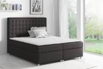 Boxspringbett Asti Schwarz - Breite: 120 cm