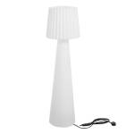 Lampadaire ext filaire LADY W150 Blanc - Matière plastique - 38 x 150 x 38 cm