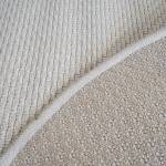 Tapis BANGALOR Blanc - 160 x 160 x 160 cm