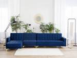 Modulsofa ABERDEEN Blau - Gold - Marineblau - Breite: 347 cm