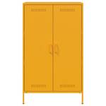 Highboard DE5645 Gelb - Metall - 39 x 113 x 68 cm