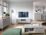 TV-Schrank AMBER Gold - Grau