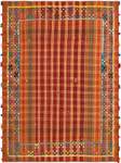 Teppich Jajim CXCIII Rot - Textil - 172 x 1 x 233 cm