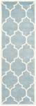 Teppich Morton Blau/Creme - Maße: 68 x 213 cm