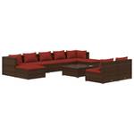 Meubles de jardin (lot de 10) 3013634-7 Marron - Rouge - Brun rouge