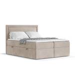 Premium Boxspringbett Jodan Magic Velvet Cremeweiß - Breite: 182 cm