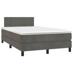 Boxspringbett 3017268-2 Dunkelgrau - 123 x 193 cm